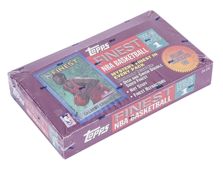 1995-96 Topps Finest Basketball Series 1 Sealed Hobby Box